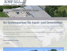 Tablet Screenshot of kmf-md.de